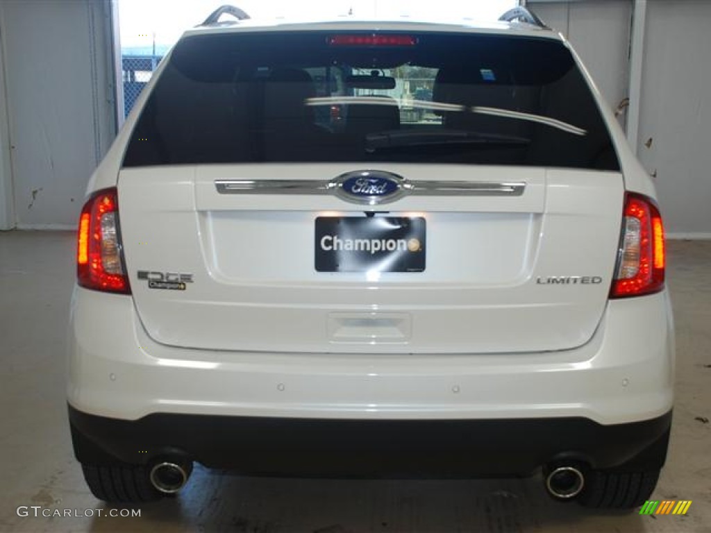 2012 Edge Limited - White Platinum Metallic Tri-Coat / Medium Light Stone photo #5