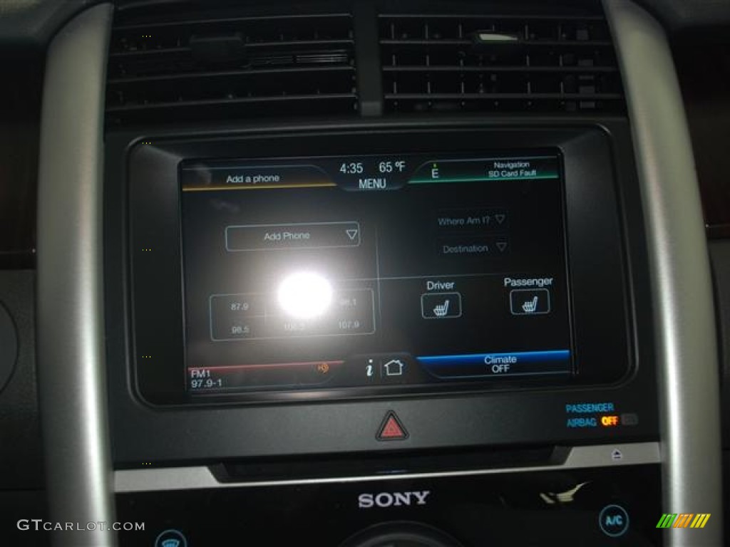 2012 Edge Limited - White Platinum Metallic Tri-Coat / Medium Light Stone photo #15