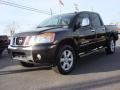 2009 Galaxy Black Nissan Titan LE Crew Cab 4x4  photo #6