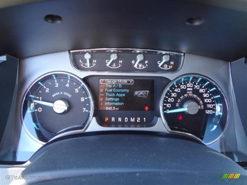 2011 Ford F150 Platinum SuperCrew Gauges Photo #59185526