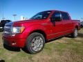 2011 Red Candy Metallic Ford F150 Platinum SuperCrew  photo #3