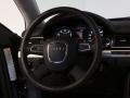 2010 Audi A8 Black Interior Steering Wheel Photo