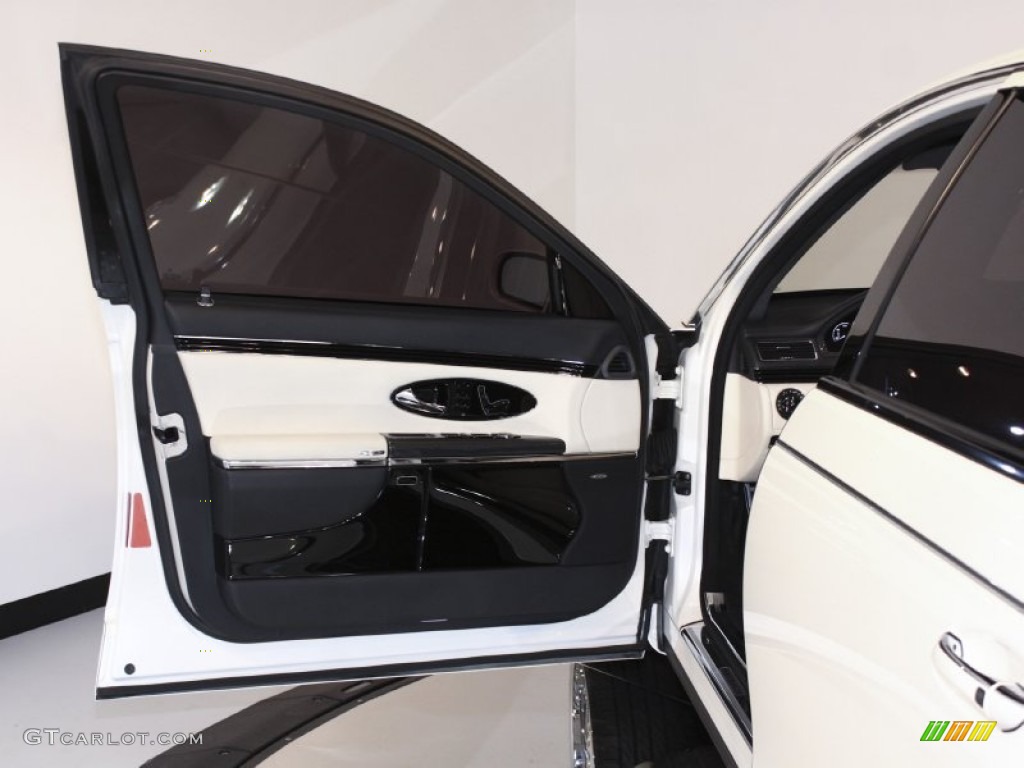 2008 Maybach 57 S Aspen White Door Panel Photo #59186741