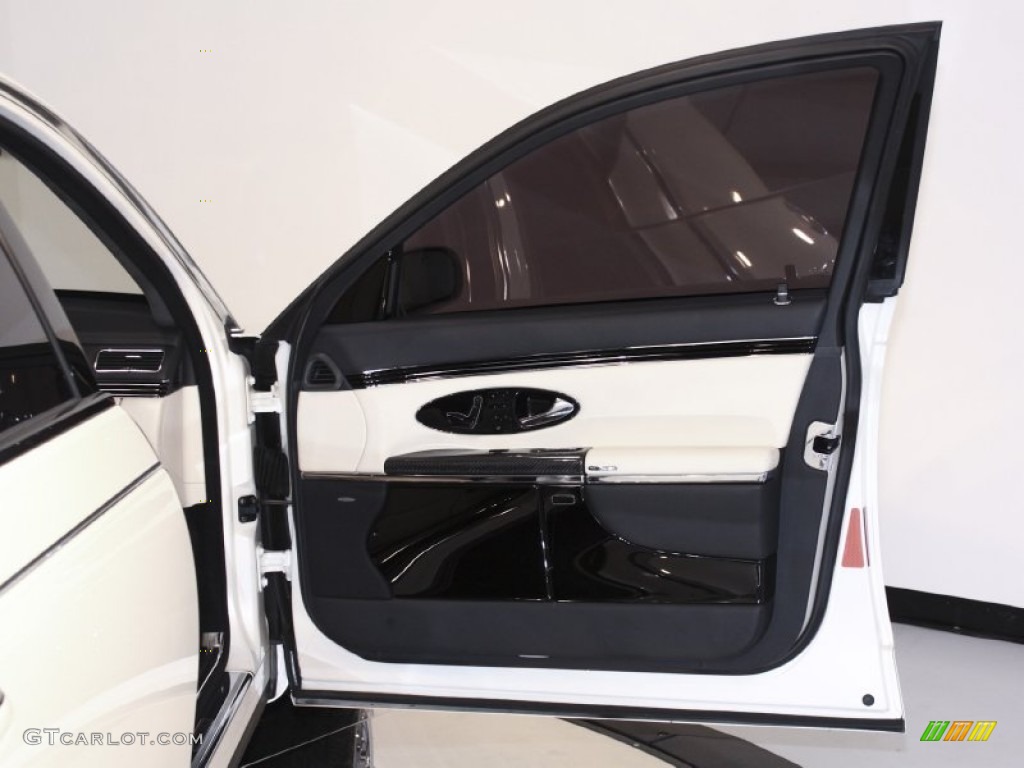 2008 Maybach 57 S Aspen White Door Panel Photo #59186750