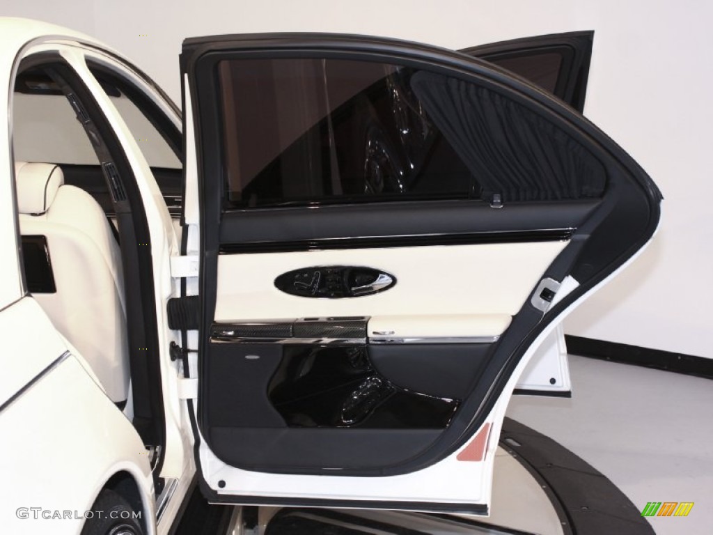 2008 Maybach 57 S Aspen White Door Panel Photo #59186759