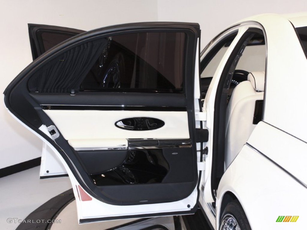 2008 Maybach 57 S Aspen White Door Panel Photo #59186768