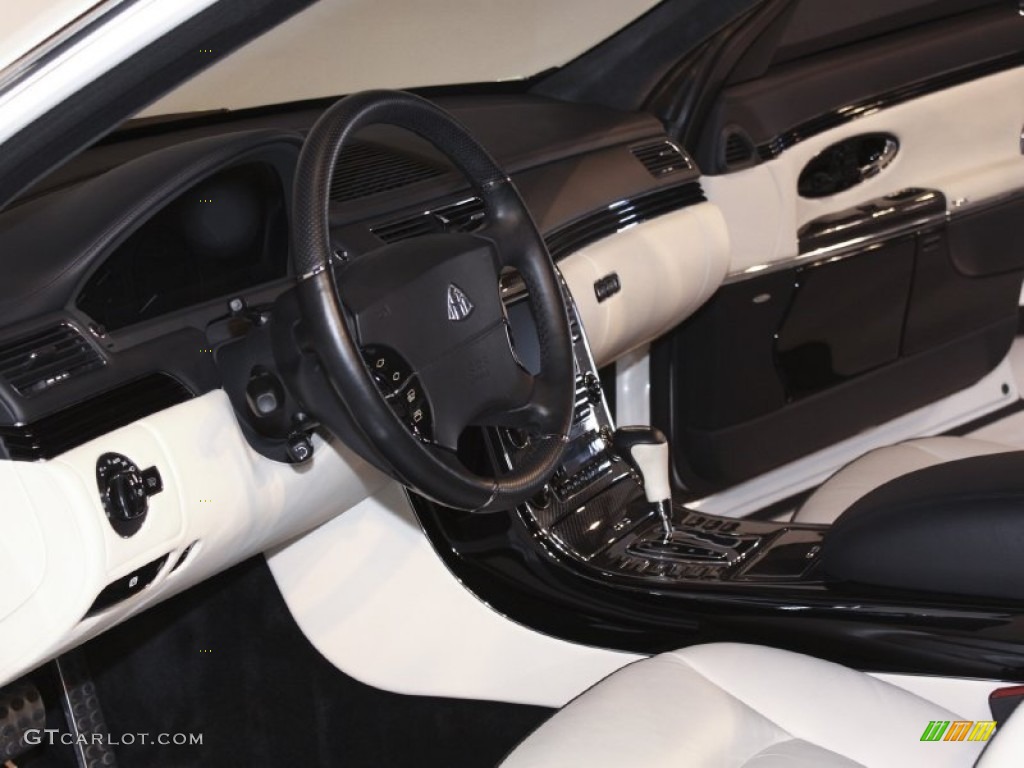 2008 Maybach 57 S Aspen White Dashboard Photo #59186846