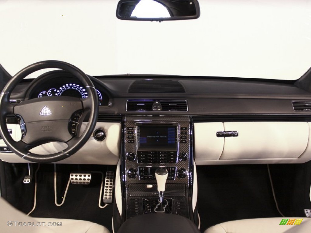 2008 Maybach 57 S Aspen White Dashboard Photo #59187110