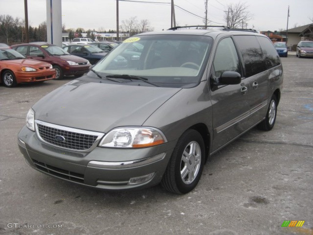 2002 Windstar SE - Spruce Green Metallic / Medium Parchment Beige photo #11