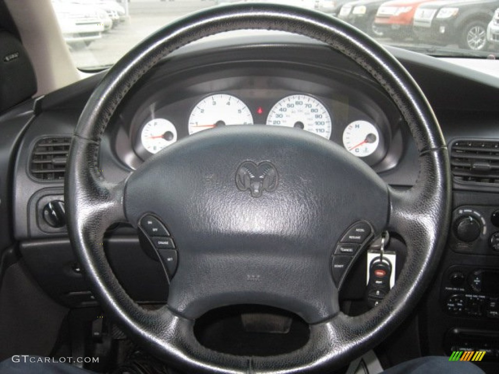 2000 Dodge Intrepid ES Agate Steering Wheel Photo #59189498