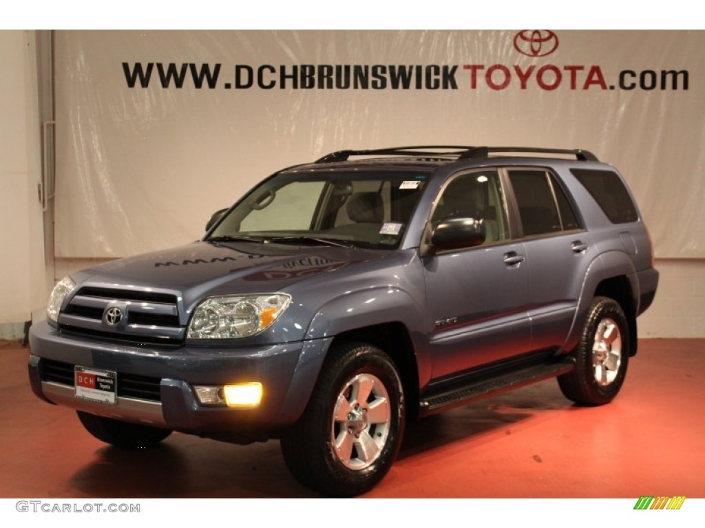 2004 4Runner SR5 4x4 - Pacific Blue Metallic / Stone photo #1