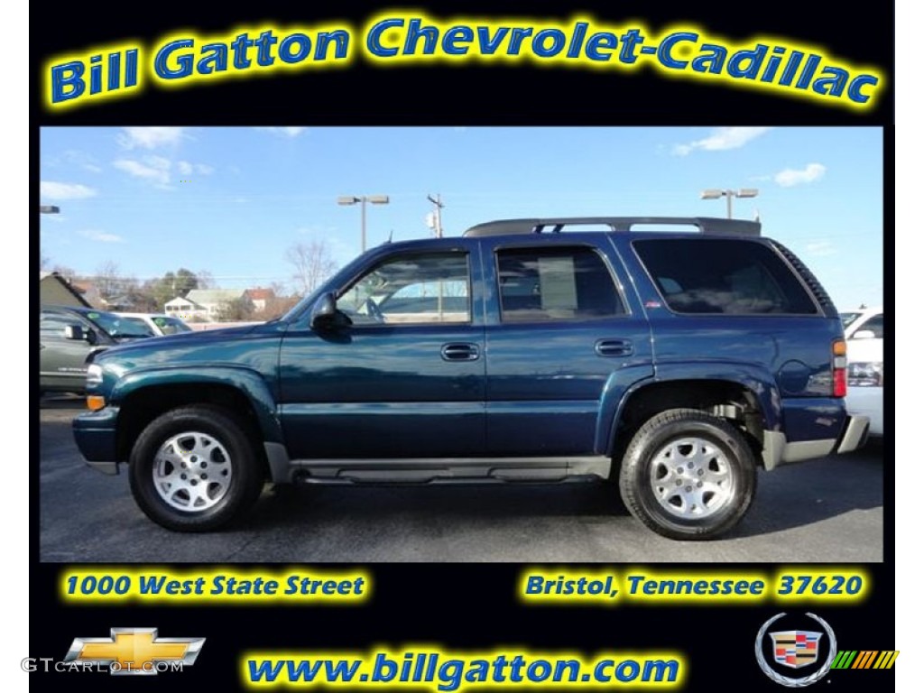 2005 Tahoe Z71 4x4 - Bermuda Blue Metallic / Tan/Neutral photo #1