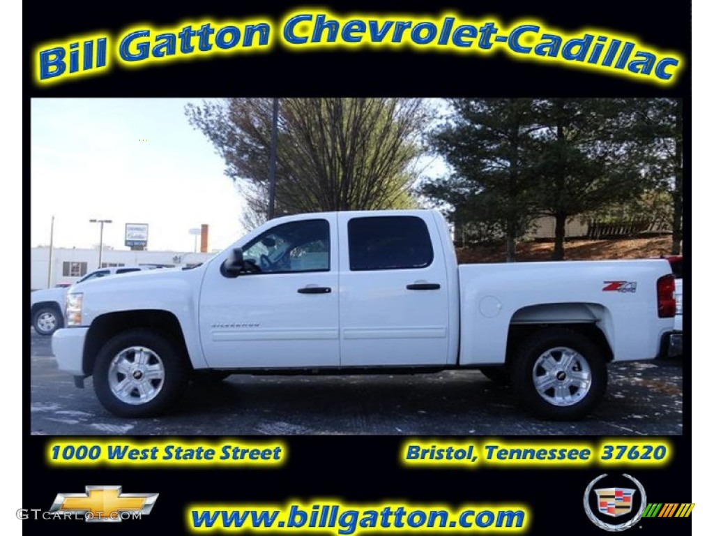 2011 Silverado 1500 LT Crew Cab 4x4 - Summit White / Ebony photo #1