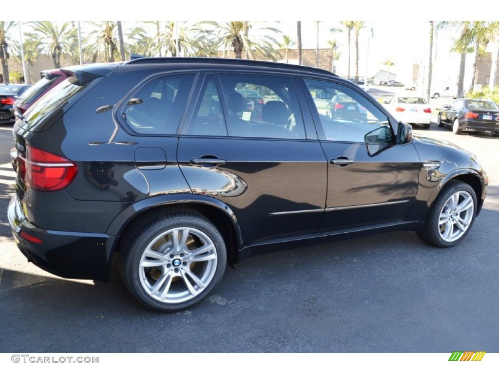 Black Sapphire Metallic 2012 BMW X5 M Standard X5 M Model Exterior Photo #59193005