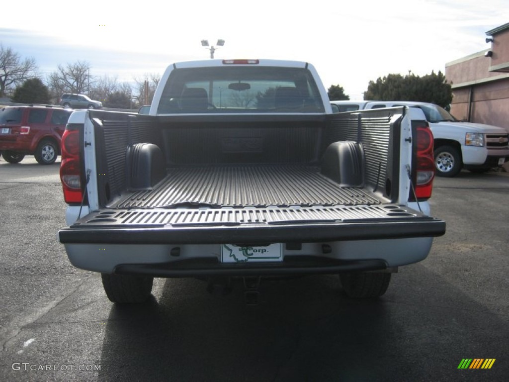 2005 Silverado 1500 Regular Cab 4x4 - Summit White / Dark Charcoal photo #9