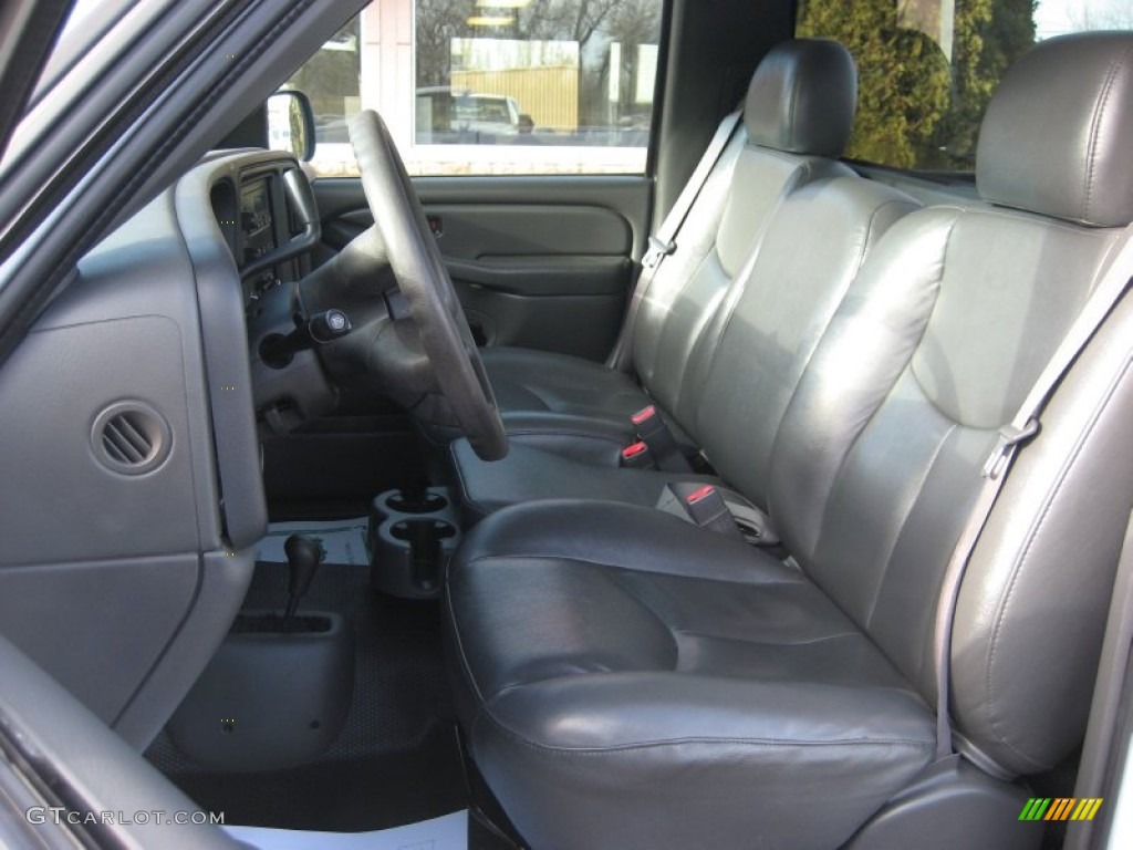 Dark Charcoal Interior 2005 Chevrolet Silverado 1500 Regular Cab 4x4 Photo #59193044