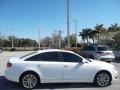 Ibis White 2009 Audi A6 3.0T quattro Sedan Exterior