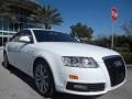 Ibis White 2009 Audi A6 3.0T quattro Sedan Exterior