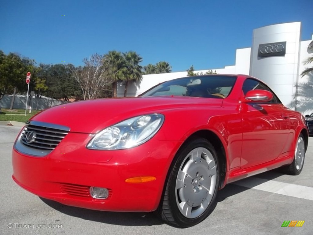 Absolutely Red Lexus SC