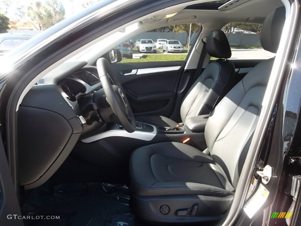 Black Interior 2012 Audi A4 2.0T quattro Sedan Photo #59195825
