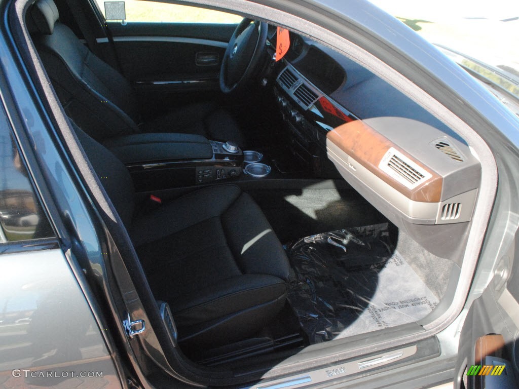 2008 7 Series 750i Sedan - Titanium Grey Metallic / Black photo #3