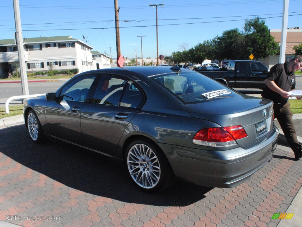 2008 7 Series 750i Sedan - Titanium Grey Metallic / Black photo #10
