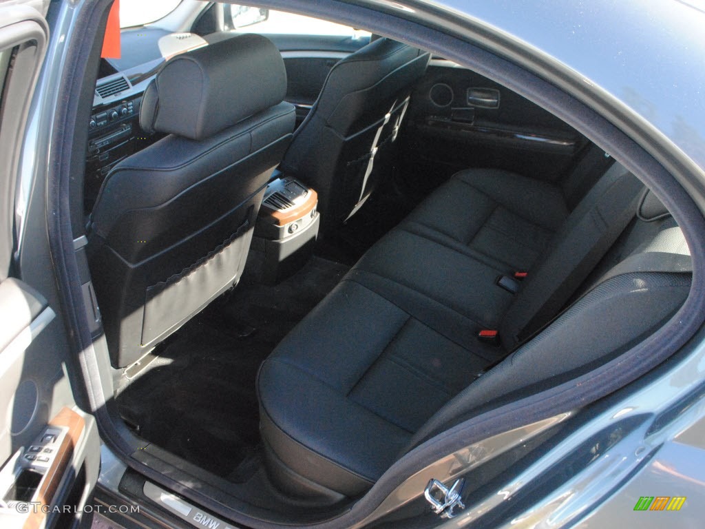 2008 7 Series 750i Sedan - Titanium Grey Metallic / Black photo #12