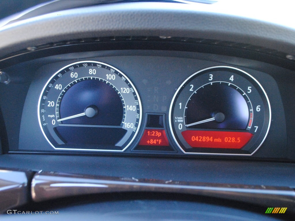 2008 7 Series 750i Sedan - Titanium Grey Metallic / Black photo #18