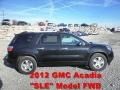 2012 Carbon Black Metallic GMC Acadia SLE  photo #1