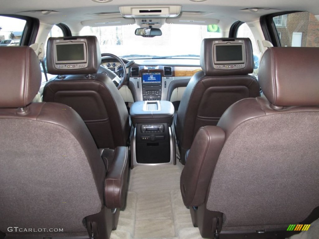 2010 Escalade Platinum AWD - Black Raven / Cocoa/Light Linen photo #34