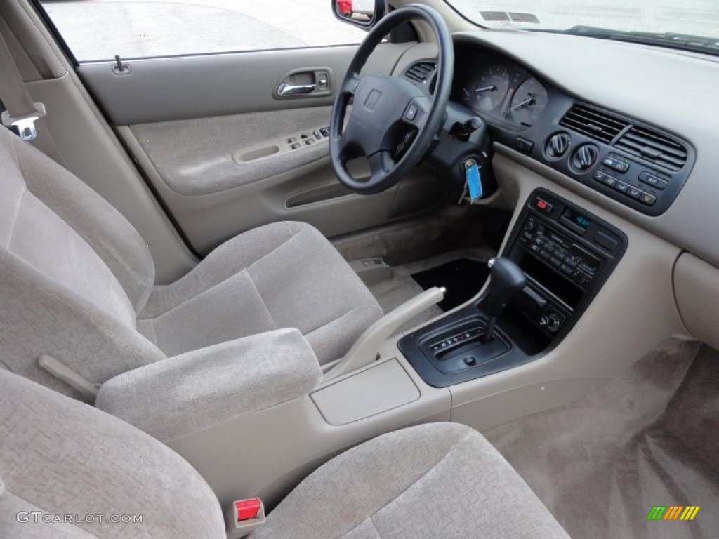 1997 Accord EX Sedan - Sherwood Green Metallic / Ivory photo #19