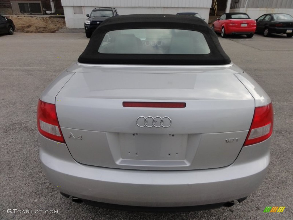 2006 A4 1.8T Cabriolet - Light Silver Metallic / Platinum photo #43