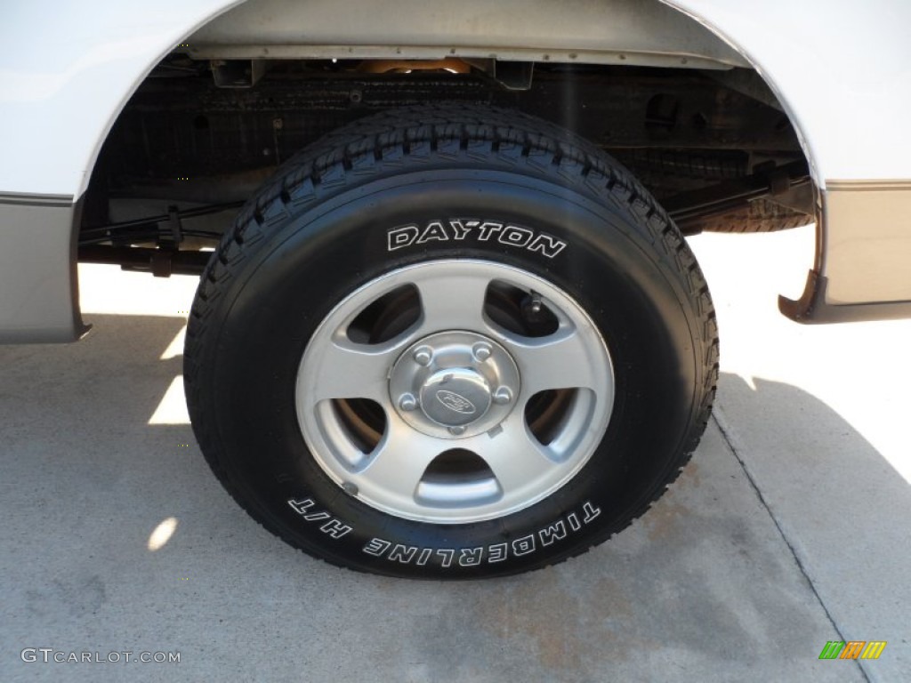 2002 F150 XLT SuperCab - Oxford White / Medium Parchment photo #11