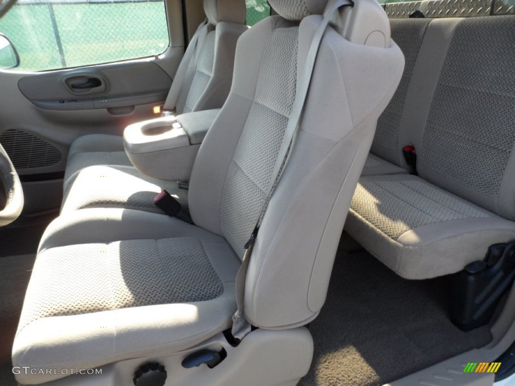 2002 F150 XLT SuperCab - Oxford White / Medium Parchment photo #36