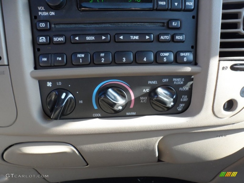 2002 F150 XLT SuperCab - Oxford White / Medium Parchment photo #41