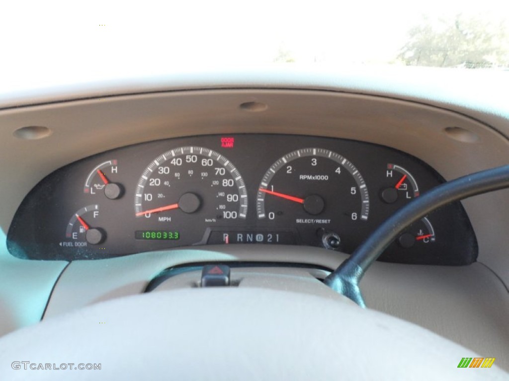 2002 F150 XLT SuperCab - Oxford White / Medium Parchment photo #43