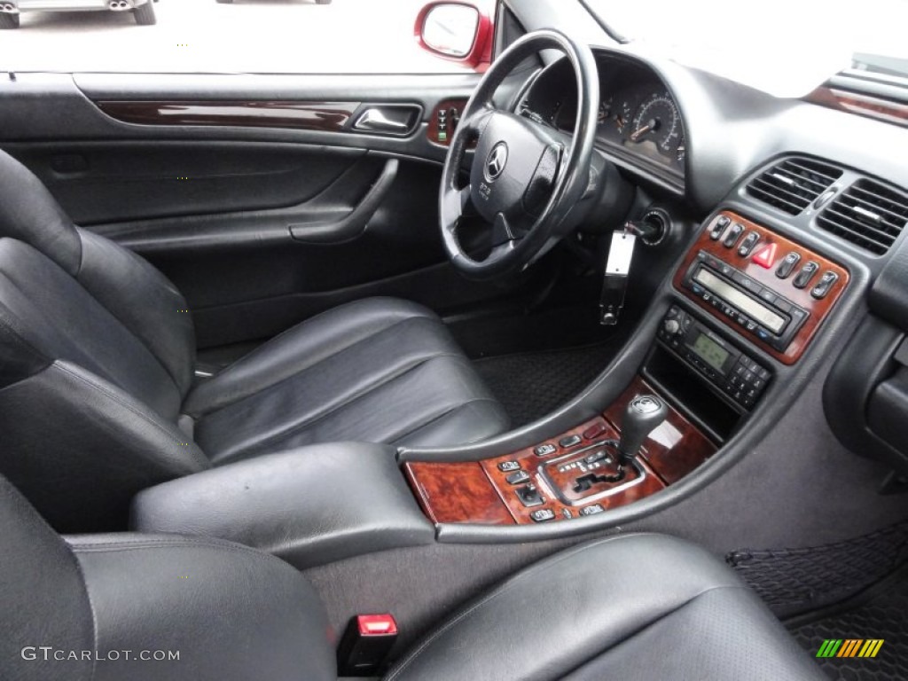 Charcoal Interior 1999 Mercedes-Benz CLK 320 Convertible Photo #59206649