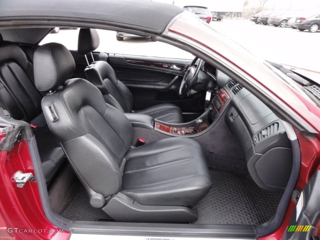 Charcoal Interior 1999 Mercedes-Benz CLK 320 Convertible Photo #59206658
