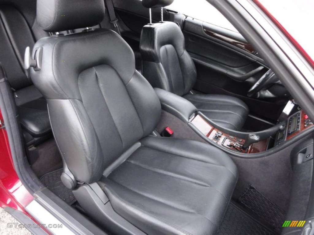 Charcoal Interior 1999 Mercedes-Benz CLK 320 Convertible Photo #59206667