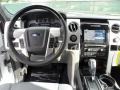 Platinum Steel Gray/Black Leather Dashboard Photo for 2012 Ford F150 #59208326