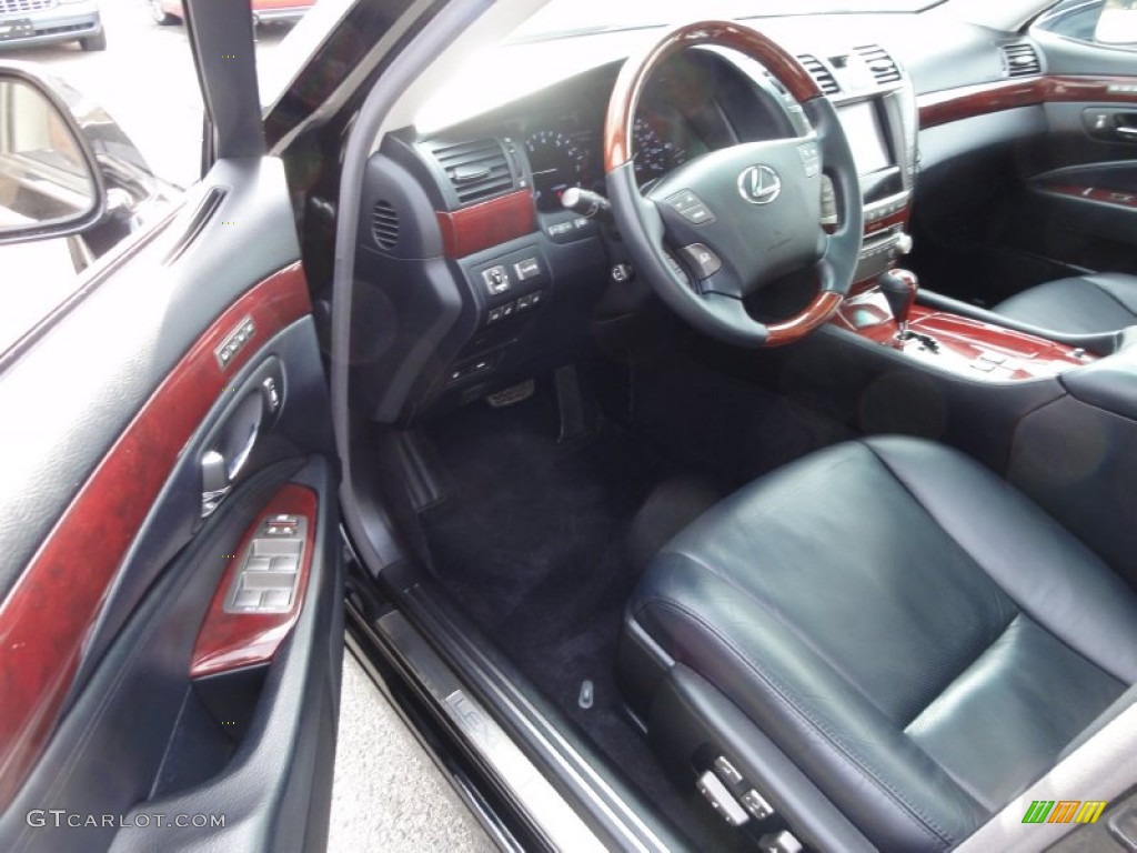 Black Interior 2010 Lexus LS 460 AWD Photo #59208896