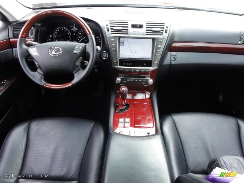 2010 Lexus LS 460 AWD Black Dashboard Photo #59209040