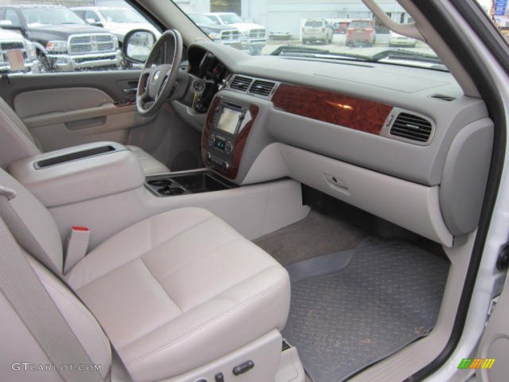 2011 Silverado 1500 LTZ Extended Cab 4x4 - Summit White / Dark Cashmere/Light Cashmere photo #17