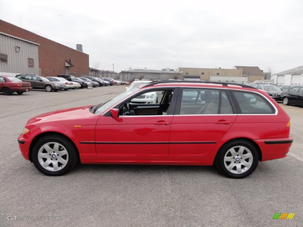 Electric Red 2005 BMW 3 Series 325xi Wagon Exterior Photo #59209805