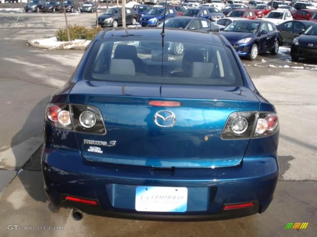 2008 MAZDA3 s Touring Sedan - Phantom Blue Mica / Black photo #5