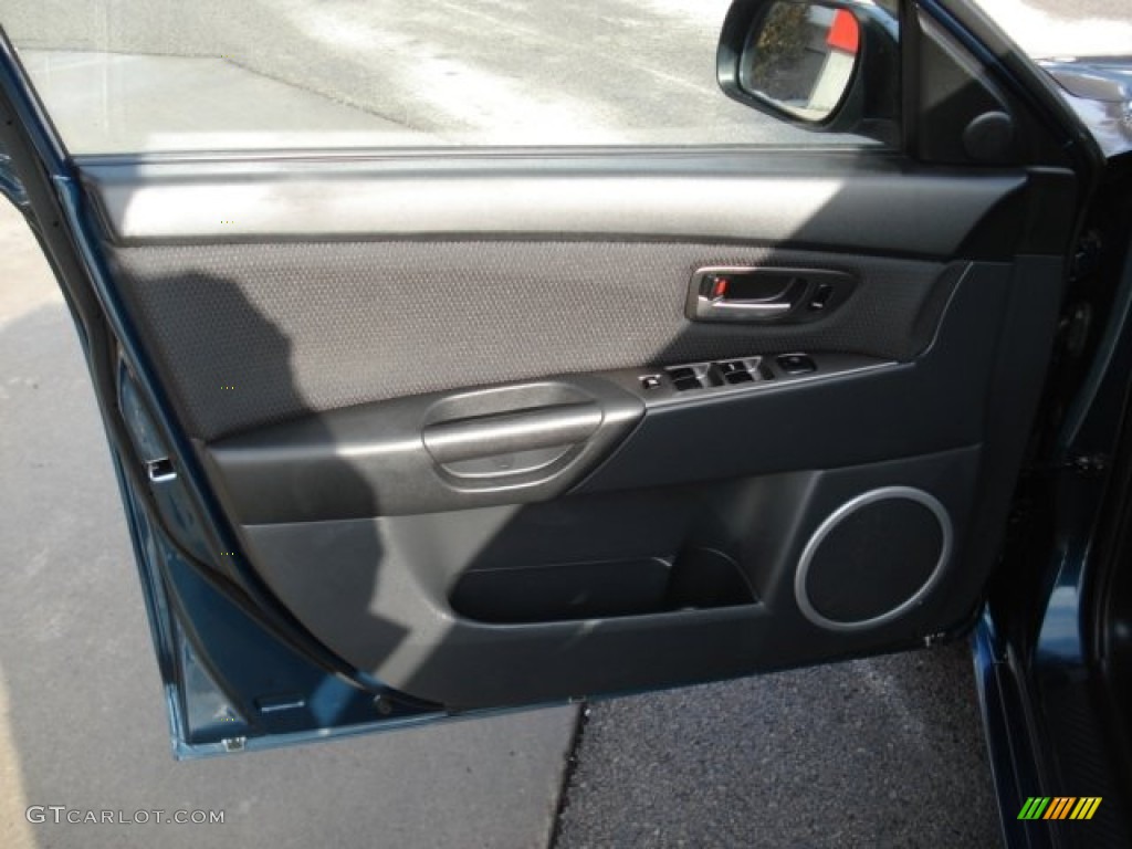 2008 MAZDA3 s Touring Sedan - Phantom Blue Mica / Black photo #9