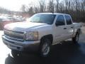 2012 Summit White Chevrolet Silverado 1500 LT Crew Cab 4x4  photo #4