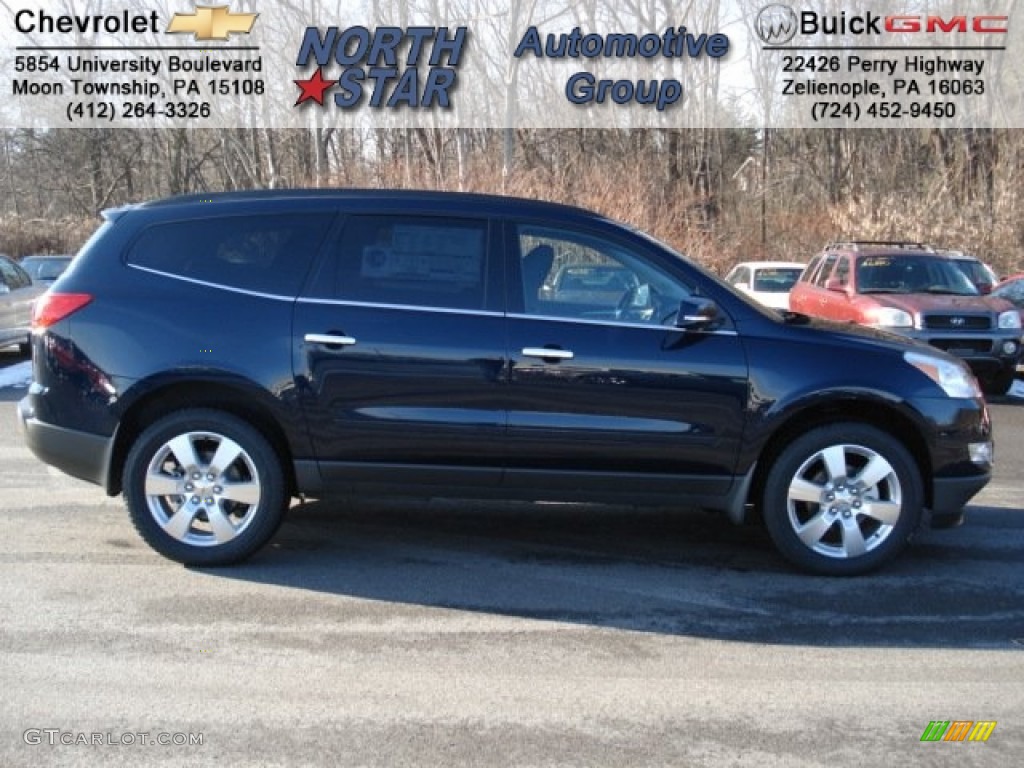 2012 Traverse LT AWD - Dark Blue Metallic / Ebony photo #1