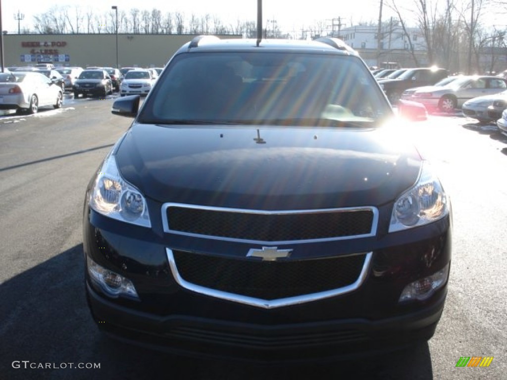 2012 Traverse LT AWD - Dark Blue Metallic / Ebony photo #3