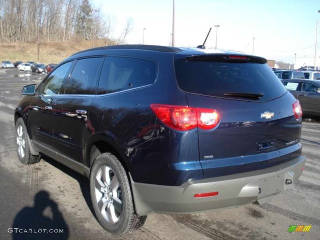 2012 Traverse LT AWD - Dark Blue Metallic / Ebony photo #6